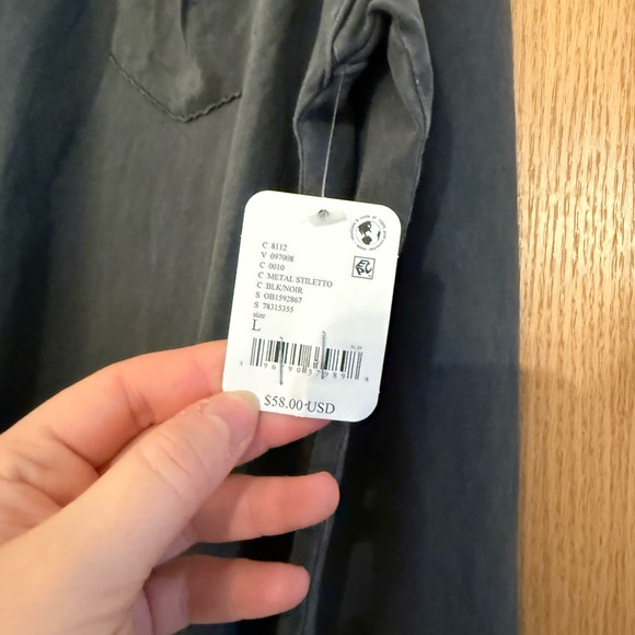 NWT Free People Fade Into You Tee - Picture 4 of 4